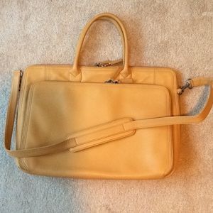 Levenger leather briefcase/laptop bag